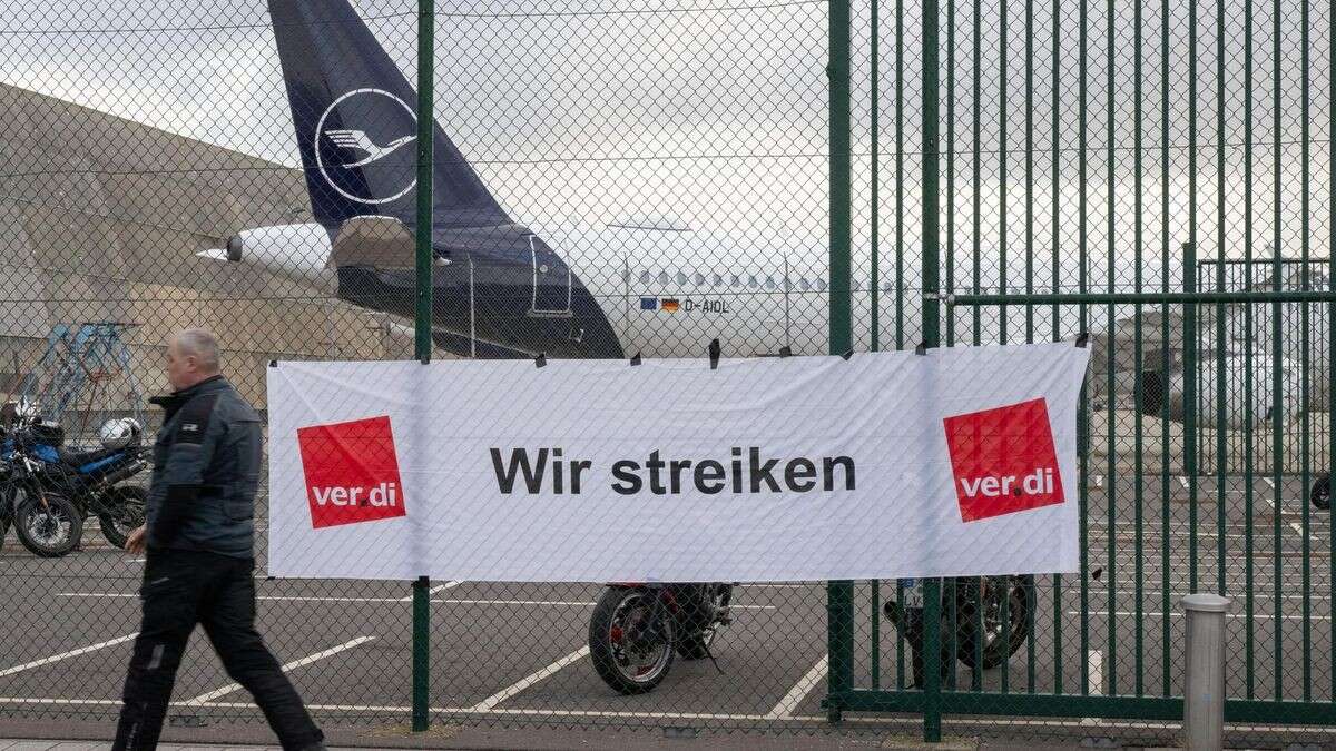 Verdi will Flughafen Frankfurt mit Warnstreik lahmlegen