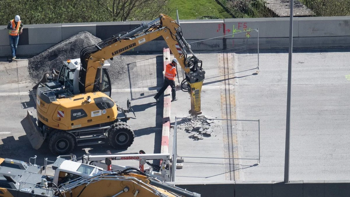 A100: Abriss der maroden Ringbahnbrücke startet heute
