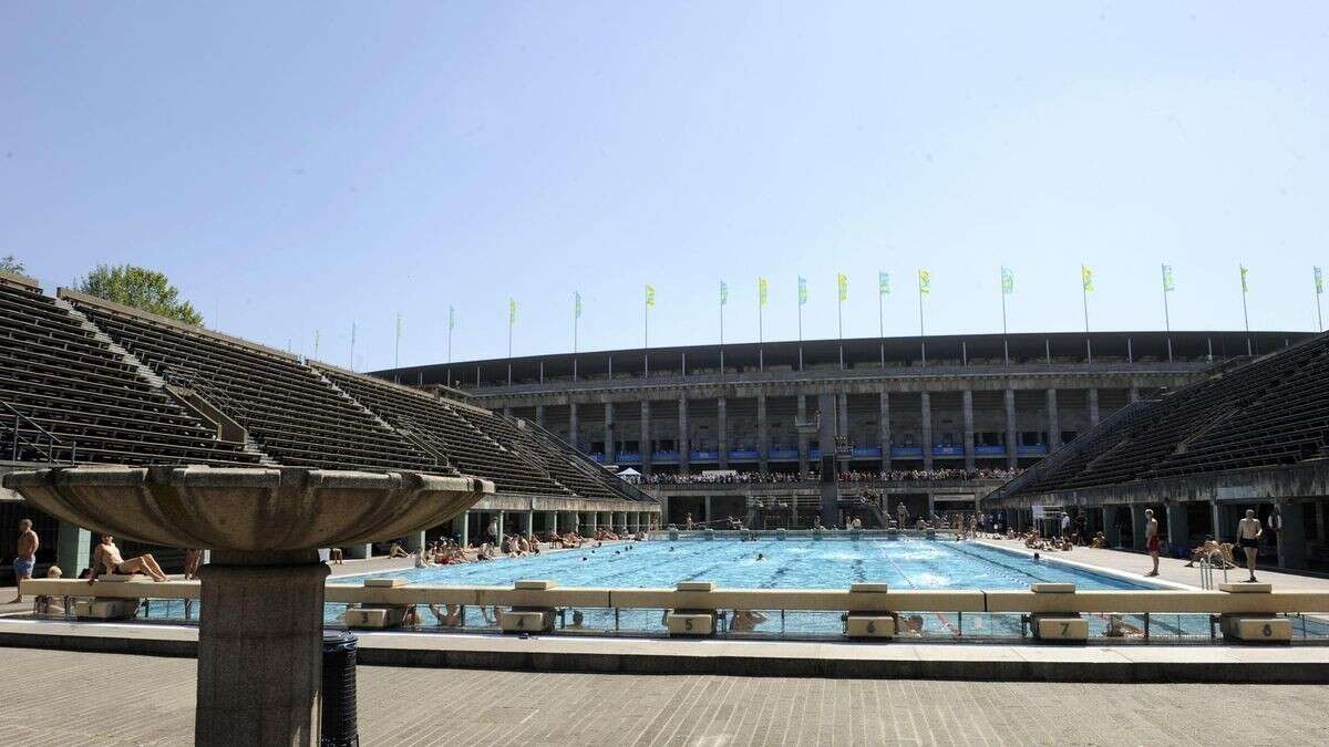 Das Geheimnis der Geister-Tribünen am Olympia-Schwimmstadion