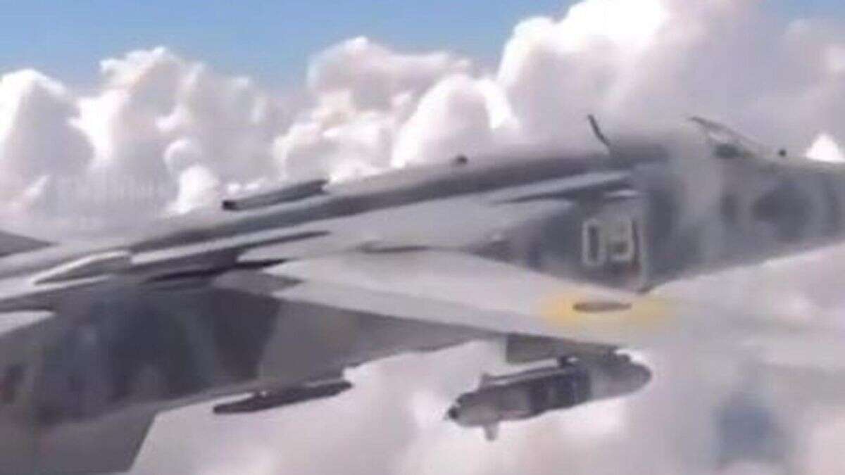 Video soll Super-Waffe an ukrainischem Kampfjet zeigen