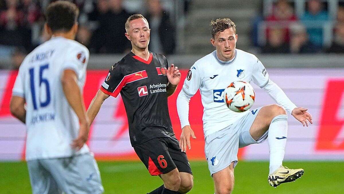 Traumtor rettet Hoffenheim einen Punkt beim FC Midtjylland