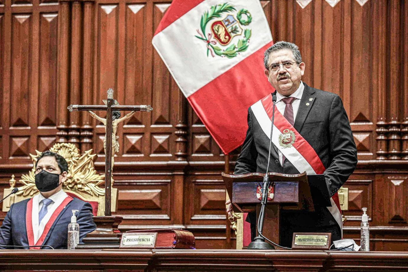 Manuel Merino, o breve presidente do Peru