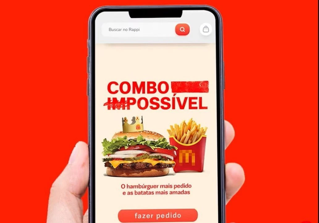 Burger King e McDonald's no mesmo combo? No Rappi isso é possível