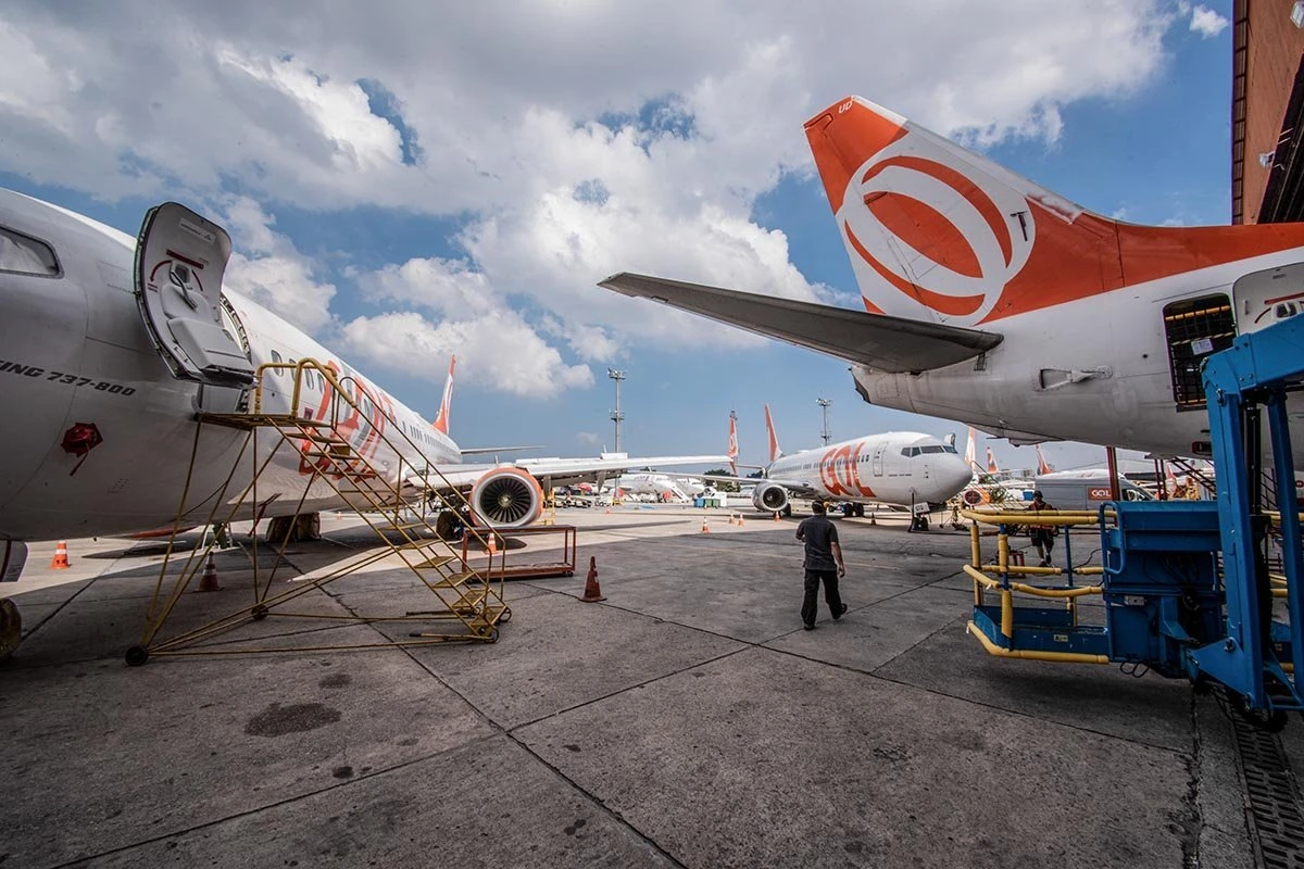 Oito companhias aéreas estão sob risco de colapso – duas são brasileiras