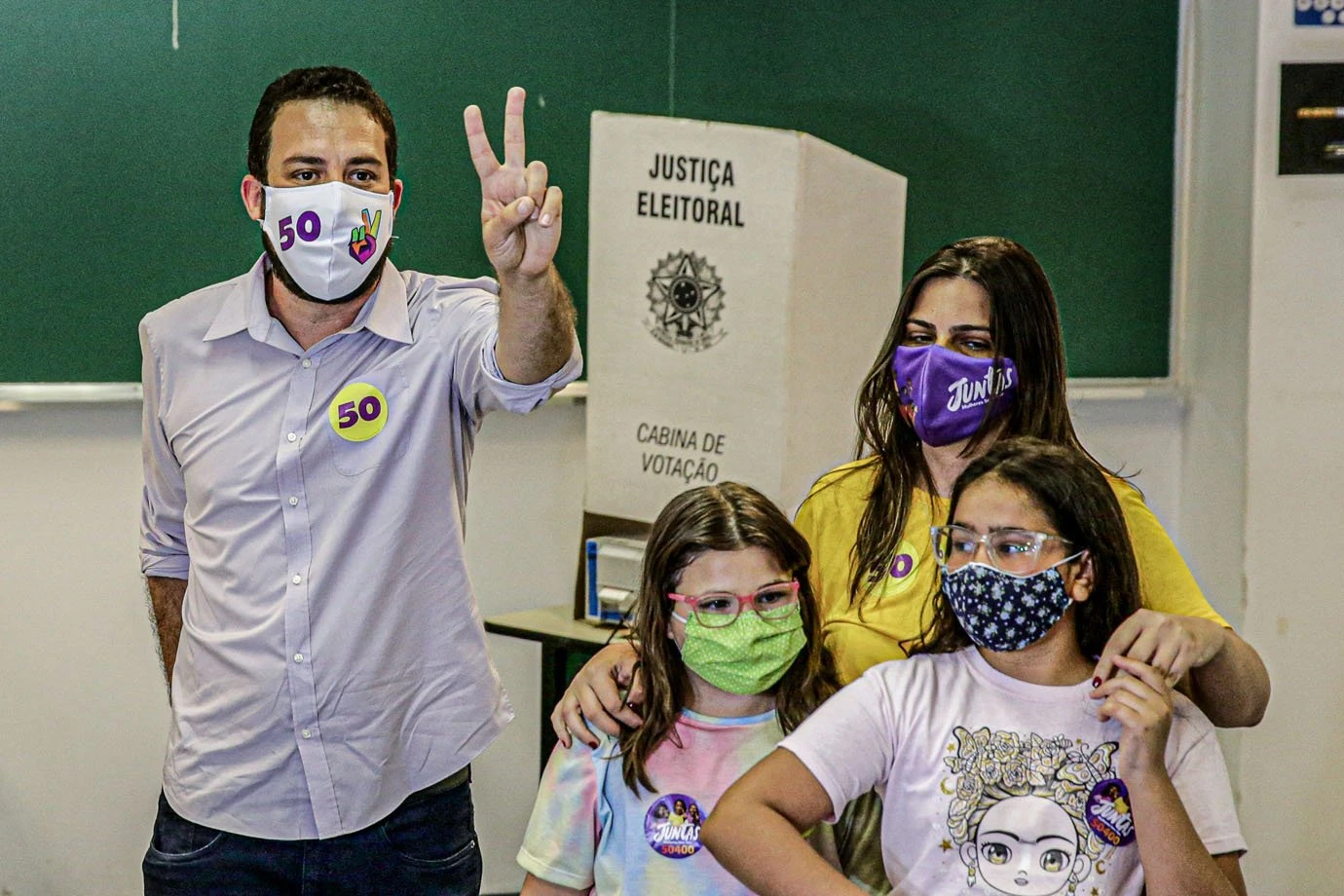 O que Boulos, França e Covas disseram durante a votação deste domingo