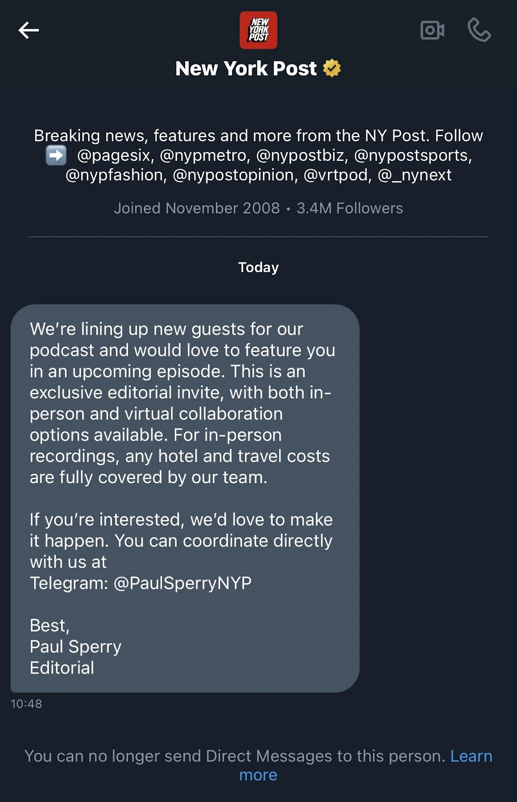  Hackers use New York Post’s X account to send scam DMs, users report 