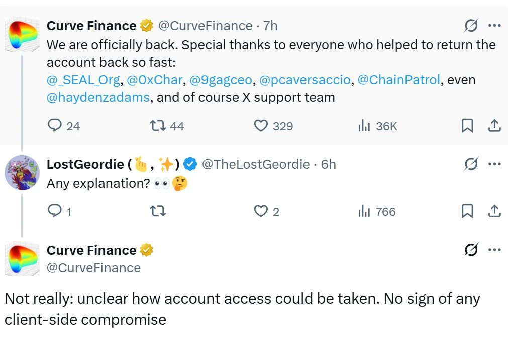  Tron says DAO X hack cost victims $45K, Curve Finance also hit 