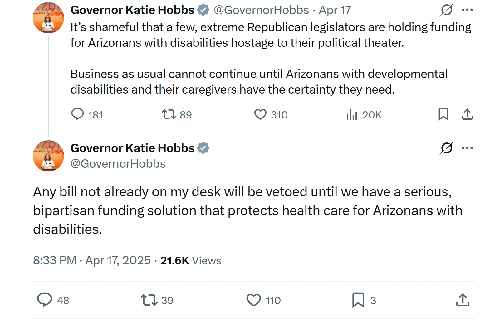  Arizona governor vetoes bill to make Bitcoin part of state reserves 