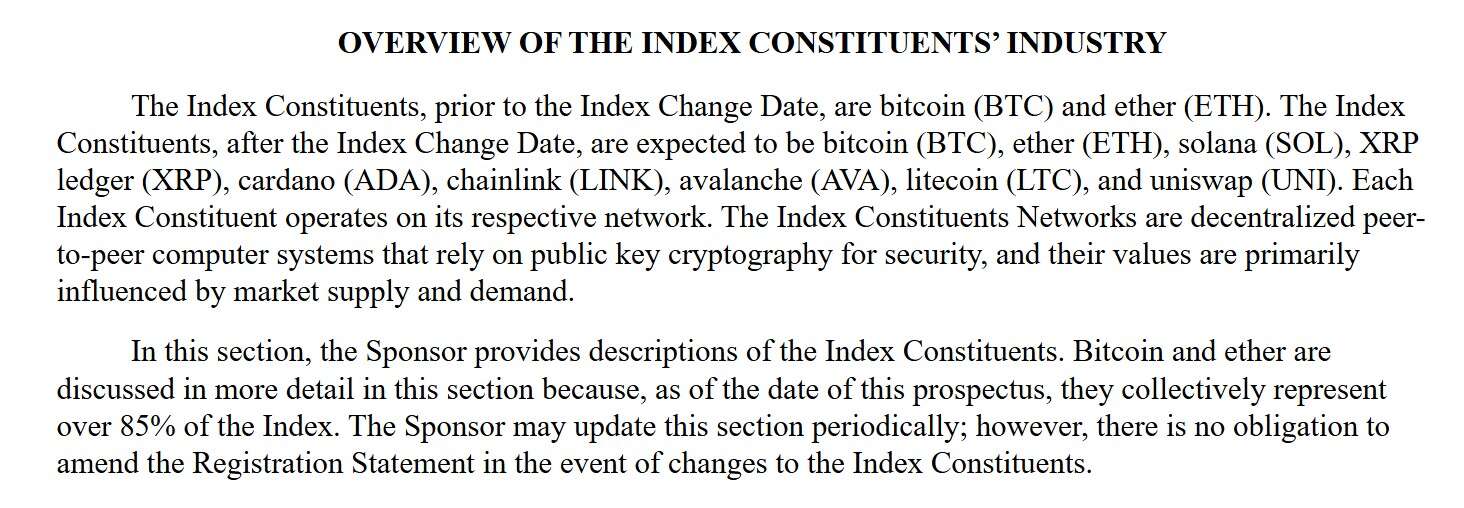  Hashdex amends S-1 for crypto index ETF, adds seven altcoins 