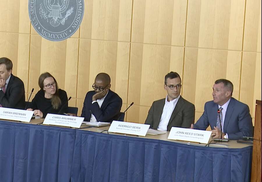  John Reed Stark opposes regulatory reform at SEC crypto roundtable 