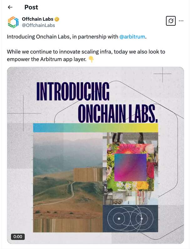  Arbitrum devs launch incubator-style program ‘Onchain Labs’ 