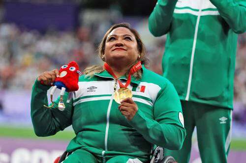 Gloria Zarza da el primer oro a México en Paralímpicos de París   