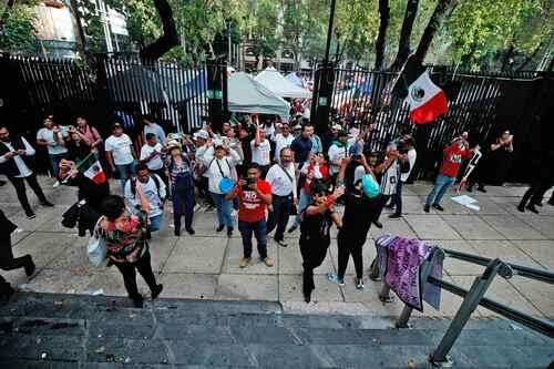 Evalúa Senado daños tras irrupción violenta de opositores a la reforma   