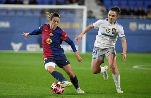 Barça golea en la Champions femenil   