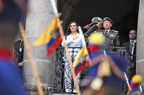 Vicepresidenta de Ecuador denuncia acoso de Noboa   