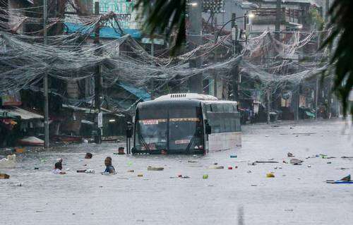 Afectaciones del monzón en Filipinas   