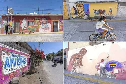 El arte mural acompaña a los pueblos en sus luchas y refuerza la identidad   