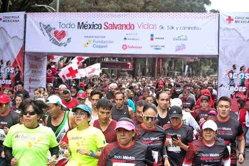 Celebra la Cruz Roja la quinta  carrera nacional Salvando Vidas    