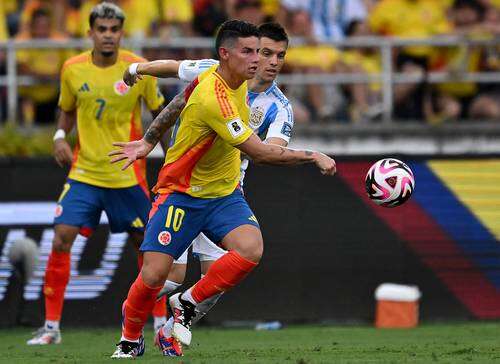 James lidera victoria de Colombia sobre Argentina; Paraguay derrota a Brasil    