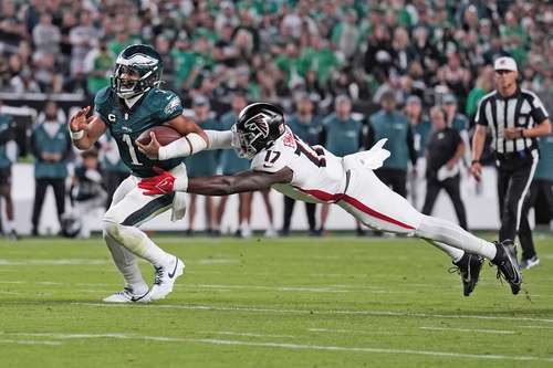 En el ocaso del juego, Atlanta  se impone 22-21 a Filadelfia   