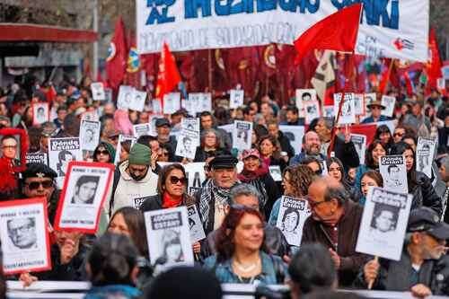 Marcha por la memoria en Chile   