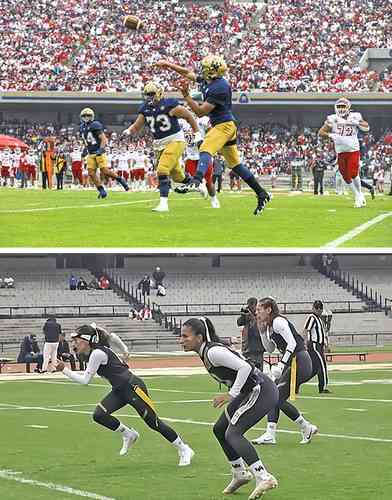 Predomina el orgullo azul y  oro en clásicos estudiantiles   