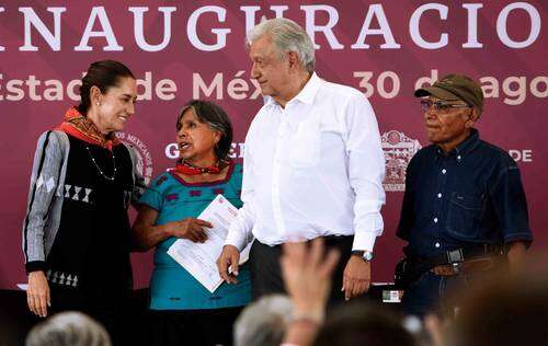 Ahí vienen las reformas, celebra AMLO; inaugura parque ecológico en Texcoco   