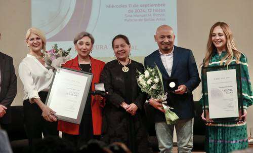 Otorgan preseas a Vicente Silva Sanjinés y Leticia Alvarado en la disciplina de danza   