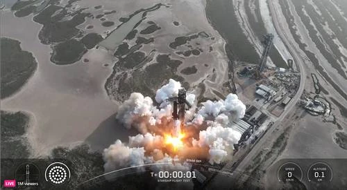 SpaceX lanza cohete y explota sobre el Índico    