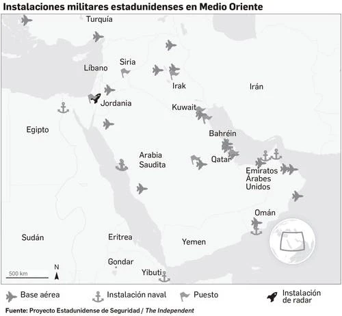 El Pentágono opera bases aéreas y navales en 8 países de la región   