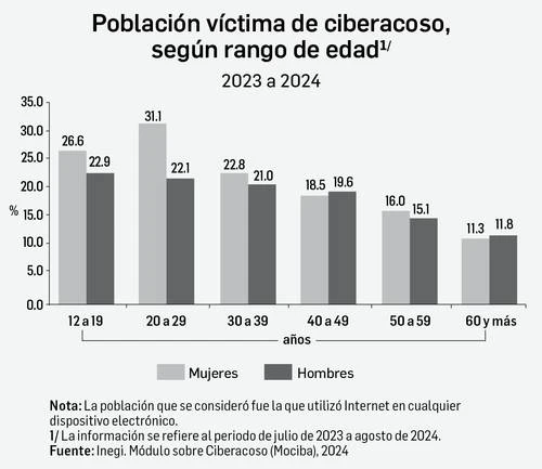 Víctima de ciberacoso, uno de cada cinco usuarios de Internet   
