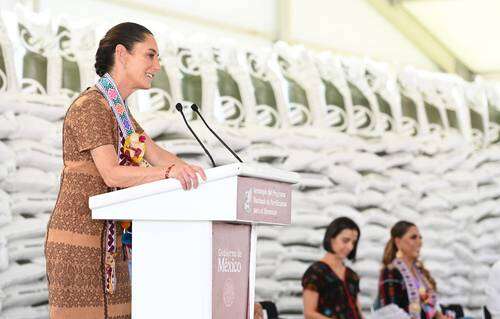 En Guerrero, Sheinbaum da inicio a entrega nacional de fertilizantes   