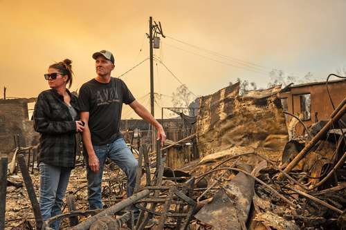 Afectados por incendios volverán a sus casas no antes de una semana   