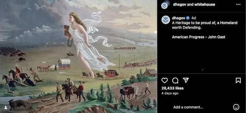 Sin permiso, la administración Trump usa obras de arte para “promover la xenofobia”   
