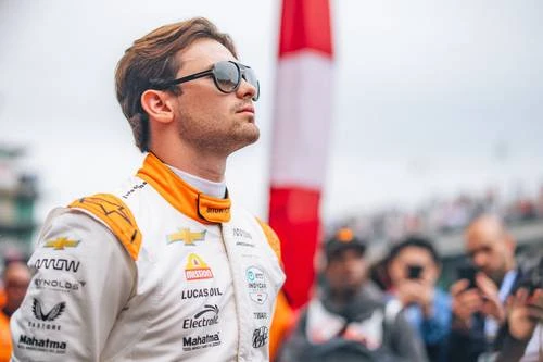 Pato O’Ward, subió al tercer lugar en Indianápolis   