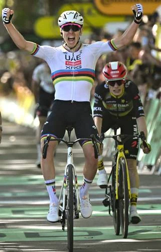 Pogacar gana cuarta etapa del Tour 