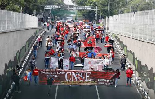 Decreta magisterio disidente de la CDMX receso en sus protestas   