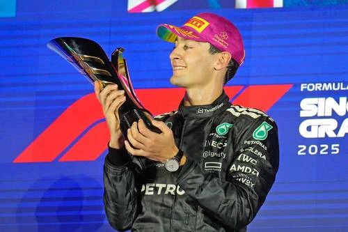 Russell se impone en el Gran Premio de Singapur    