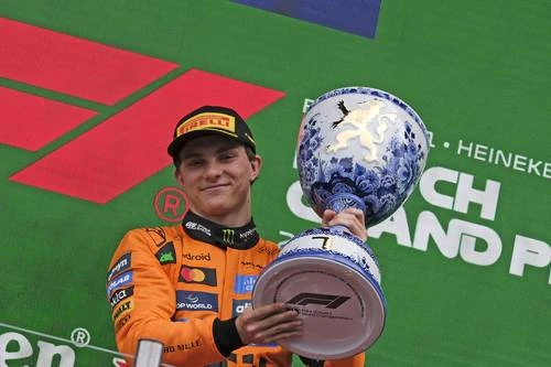 Oscar Piastri se corona en el Gran Premio de Países Bajos   