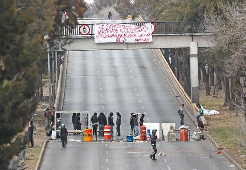 Manifestantes de la prepa 2   