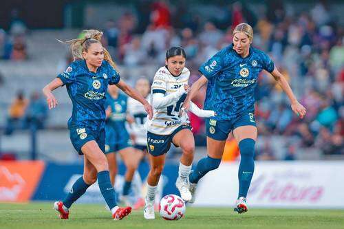 América femenil domina 3-1 a Pumas en Ciudad Universitaria  