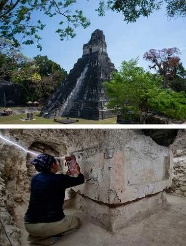 Descubren en Guatemala un altar teotihuacano en medio de la ciudad maya de Tikal   