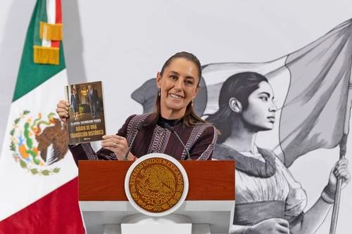 Sheinbaum da a conocer su libro sobre la “transición histórica”   