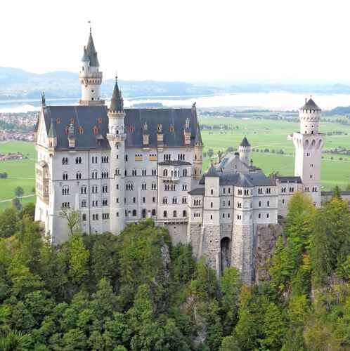 El castillo de Neuschwanstein, a lista de patrimonio de la Unesco   