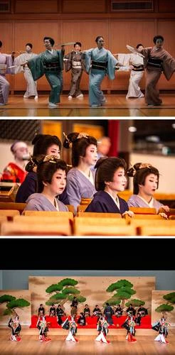 Un espectáculo centenario reúne en Tokio a las últimas geishas    