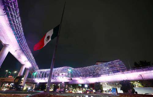 Bandera de San Jerónimo, a media asta por Cuauhtémoc   