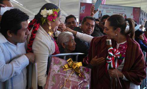 Inaugura la Presidenta el último tramo de 57 km de la carretera Mitla-Tehuantepec   