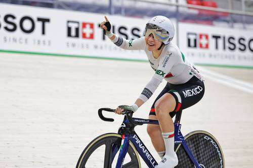 La ciclista mexicana Yareli Acevedo gana el oro en la Copa de Naciones     