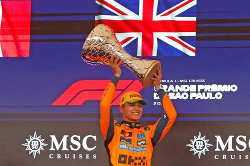 Lando Norris conquista el GP de Brasil y se aleja de Verstappen   