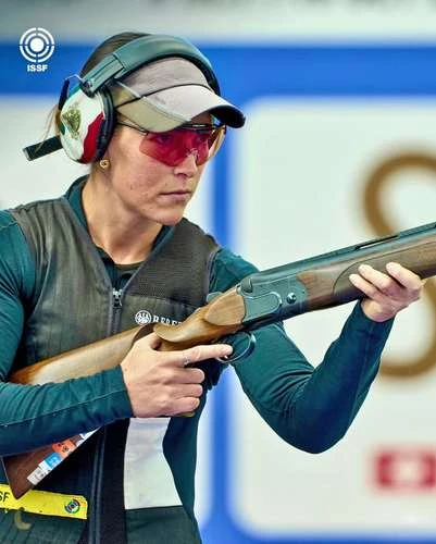 Gabriela Rodríguez logra plata en el Campeonato del orbe de Escopeta   